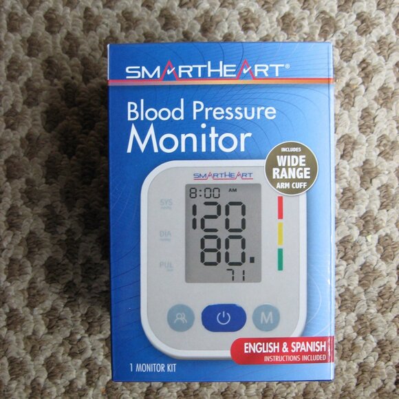 SmartHeart Blood Pressure Monitor New with wide range arm cuff model 01-573 - Picture 1 of 5